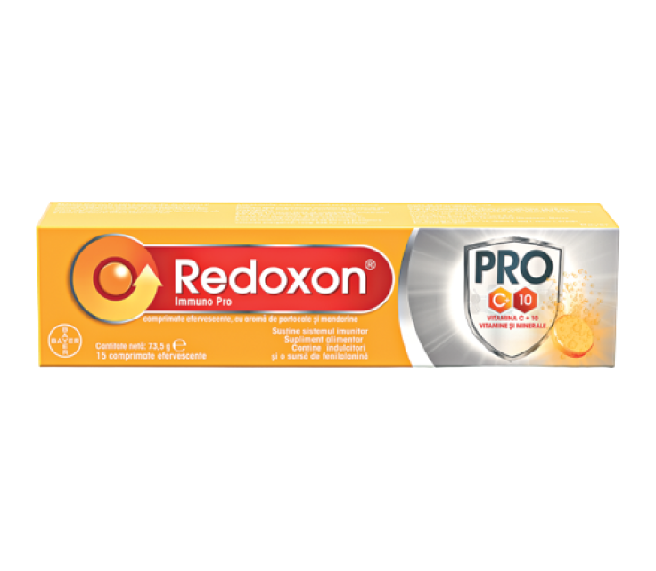 Redoxon Immuno Pro 15 comprimate efervescente